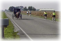 Bicycles and Amish Buggies